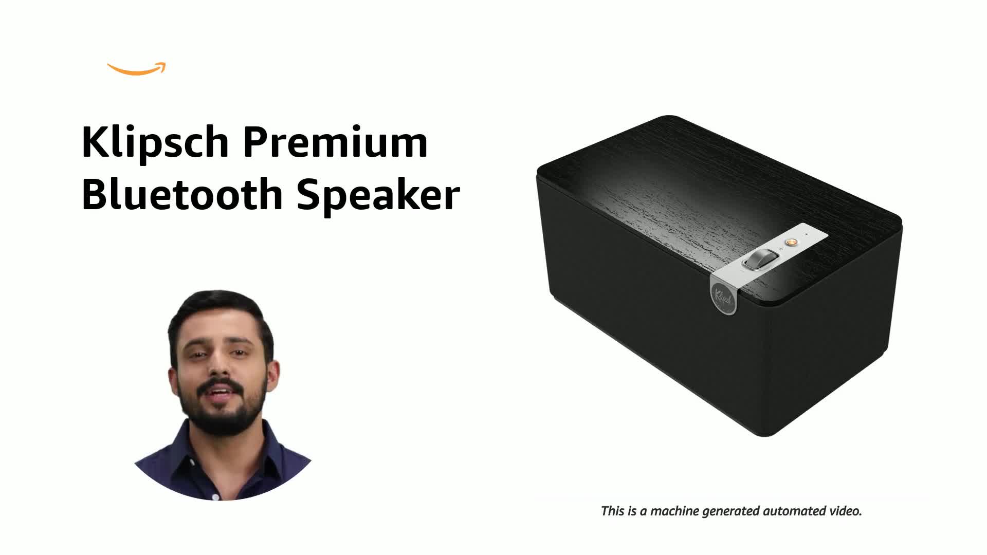 Klipsch ブラック ボックス型スピーカー Klipsch The Three Plus Premium Bluetooth Speaker System - Matte