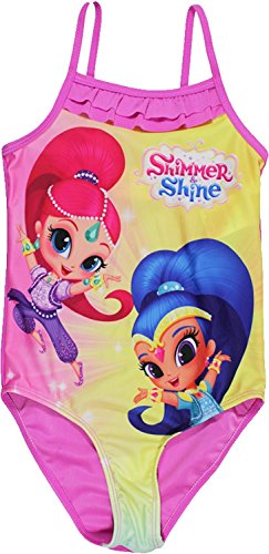 (3 - 4 Years, Pink) - Official Licenced Nickelodeon Shimmer and Shine Girls Swimwear