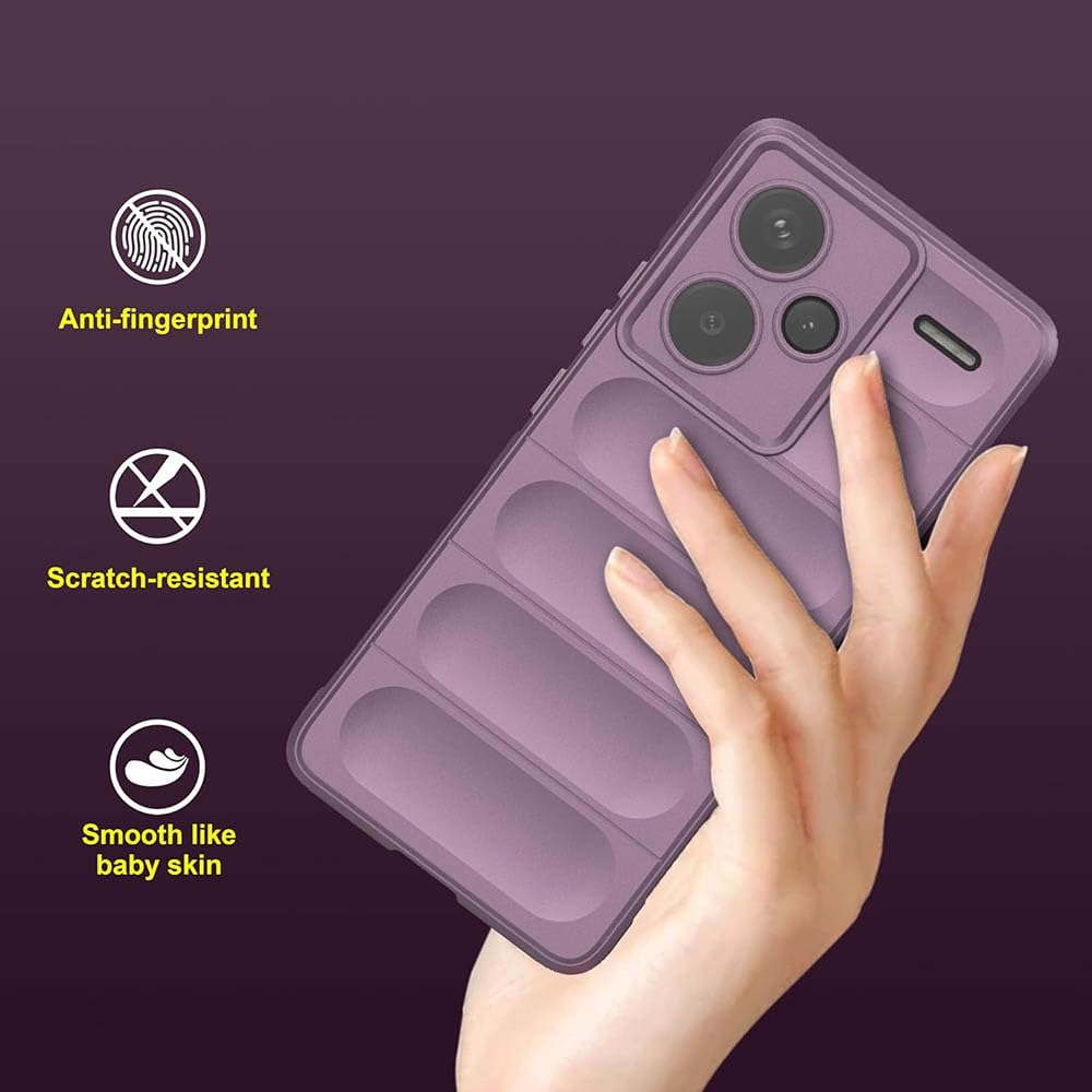 Amazon Brand - Solimo Mobile Cover for Mi Redmi Note 13 Pro Plus 5G | Full Camera Protection | Liquid Silicon Case | Flexible Bumper Case for Mi Redmi Note 13 Pro Plus 5G (Purple) Amazon Brand - Solimo Mobile Cover for Mi Redmi Note 13 Pro Plus 5G | Full Camera Protection | Liquid Silicon Case | Flexible Bumper Case for Mi Redmi Note 13 Pro Plus 5G (Purple)