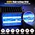 Solar Bug Zapper Outdoor, 4500V Solar Mosquito Zapper Outdoor Waterproof, 1/2 Acre Coverage Rechargeable Electric Fly Zapper, Cordless Portable Mosquito Traps for Backyard, Patio, Camping, Indoor