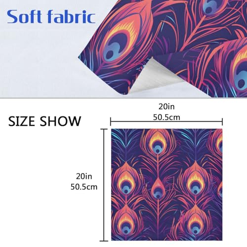 Servilletas de Tela Multicolor Pack x6 20x20 in miniatura 6