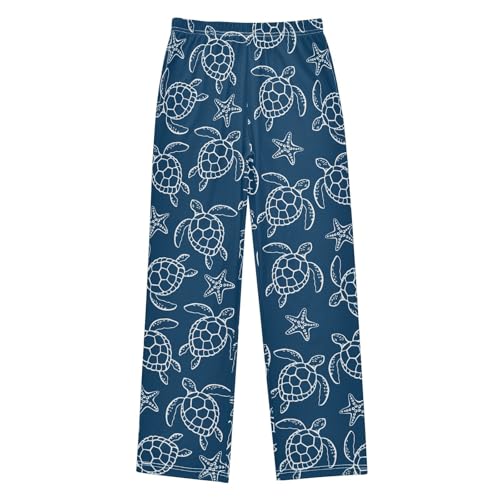 Boys' Pants Sea Turtle Ocean Underwater Life Long Bottoms Jogger Pants Elastic Waist Trousers with Pockets S-XL