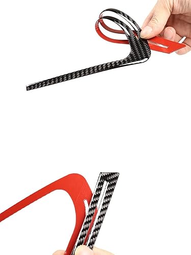 Miniatura 8 de Para BMW Z4 G29 2017-2022 fibra de carbono estilo coche suave panel interior de la puerta ambiente luz decoración adhesivo accesorios coche