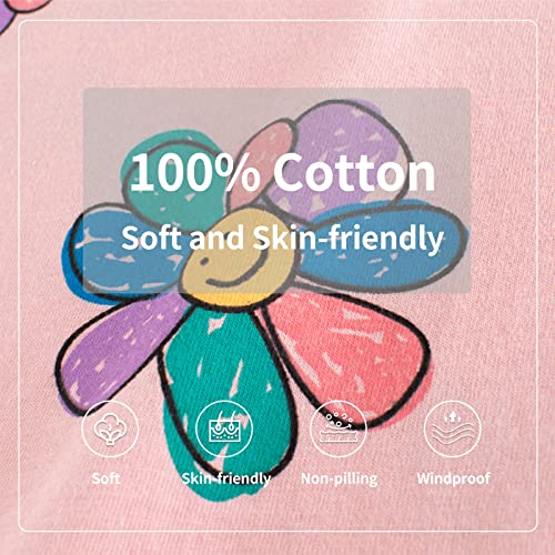 LittleSpring Kids Short Sleeve Graphic T-Shirt 100% Cotton3