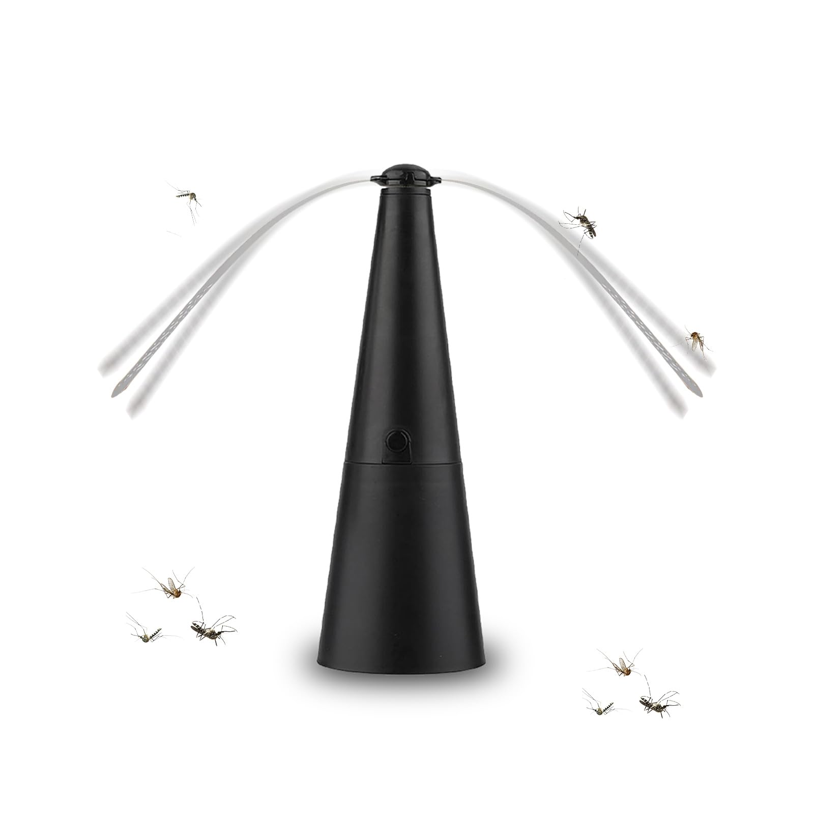 Fly Fans for Tables, Portable Fly Repellents Fan with Soft Blades, Flys Spinner for Tables, Silent Electric Fly-Deterrent Indoor, Keep Flys and Bugs Away from Your Food,Use for Home Camping (B, 1PACK)