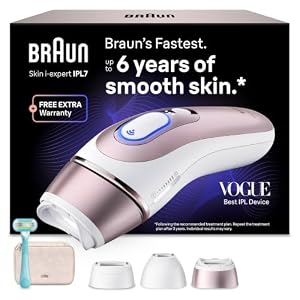 Braun Smart IPL Geräte Haarentfernung Skin i·expert 7, PL7311, Rosegold