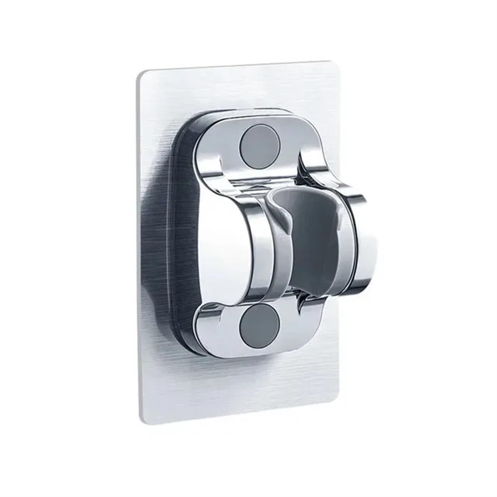 Naqzrxpml Silver Shower Holder Copper Handheld Shower Head Booster Water Saving Coarse Hole Silver(Silver Shower Holder)