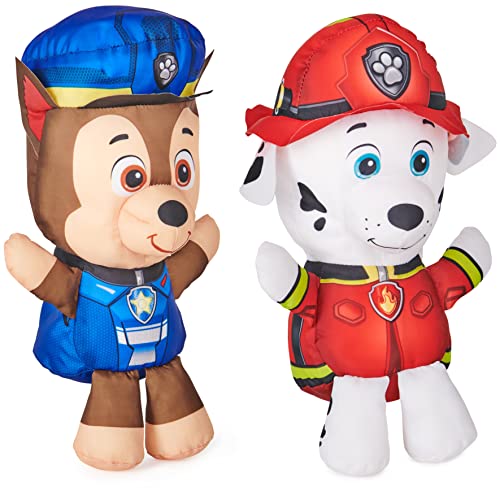 Image of SwimWays Nickelodeon Paw Patrol Chase and Marshall Swim Huggable 2-Pack, Floating Paw Patrol Toys for Kids Ages 1+