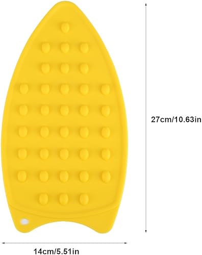 Miniatura 8 de Almohadilla de silicona antideslizante para planchar, soporte de hierro para tabla de planchar, soporte de planchado portátil para viajes y mini
