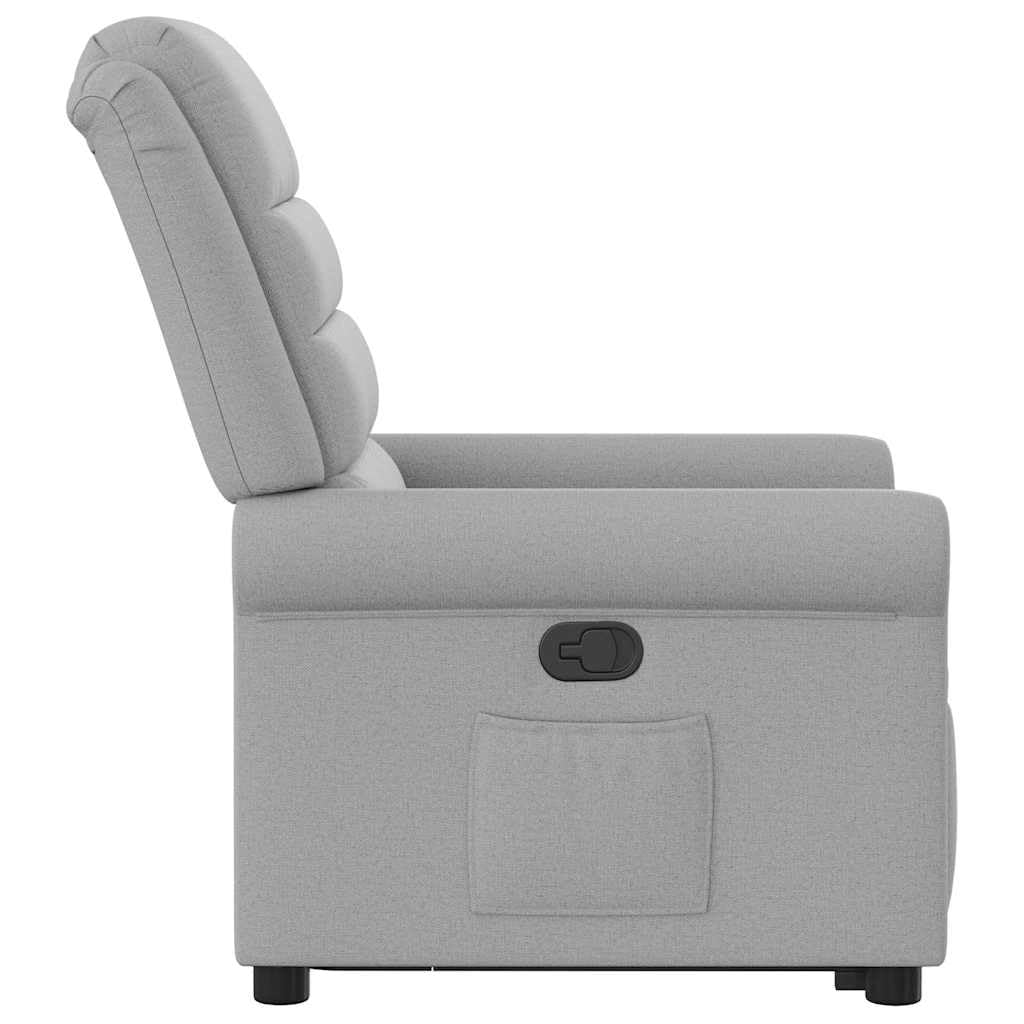 Sillón elevador reclinable gris nube