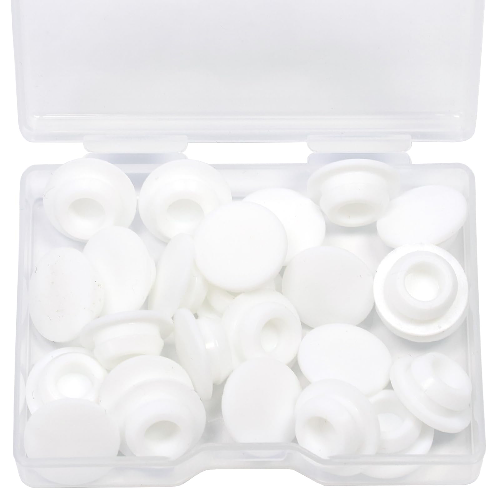 25 Pcs 10 mm Silicone Rubber Plugs for 10-10.5 mm (3/8"-7/16") Round Holes