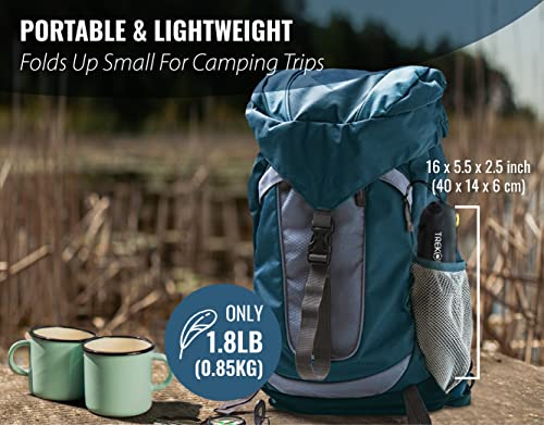 TREKOLOGY Small Camping Table - Beach Table That Fold Up - Lightweight, Foldable, Potable Folding Small Outdoor Table - for Camp, Hiking, Campers & Summer Outing Trip by TREKOLOGY - Image 2