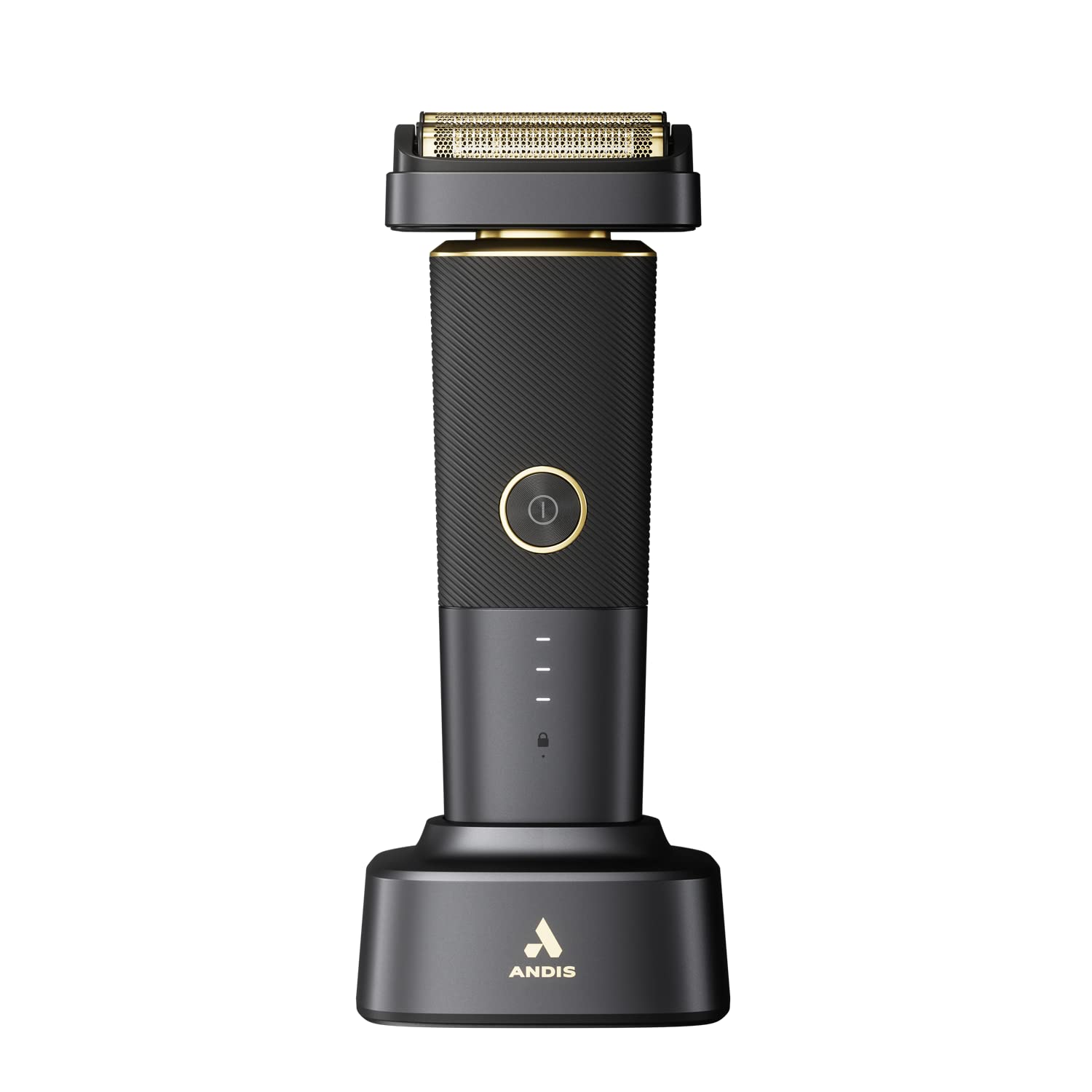 PFS-1,Resurge Foil Shaver - Includes Gold Titanium Hypoallergenic Foils,Easily Adjustable Pivot Head,Powered by Lithium-Ion Battery,Battery-Life Indicator & USB Charging Port – Black,White