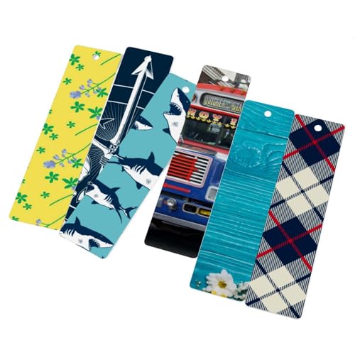 Marque-pages nautiques marine anti-cornes pour manuels scolaires et livres de lecture enfant