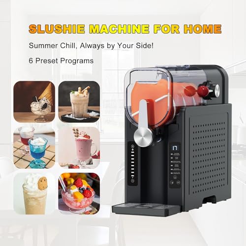 Slush Maschine für Zuhause – Eisfreier All-in-One Slusheis Maschine mit Automatischer Reinigung und 6 Voreinstellungen | Frozen Margaritas, Frappés, Eiscreme, Smoothies, Milchshakes und Mehr – Bild 6