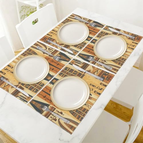 Sets de table lavables pour la table à manger et vos fêtes - 6