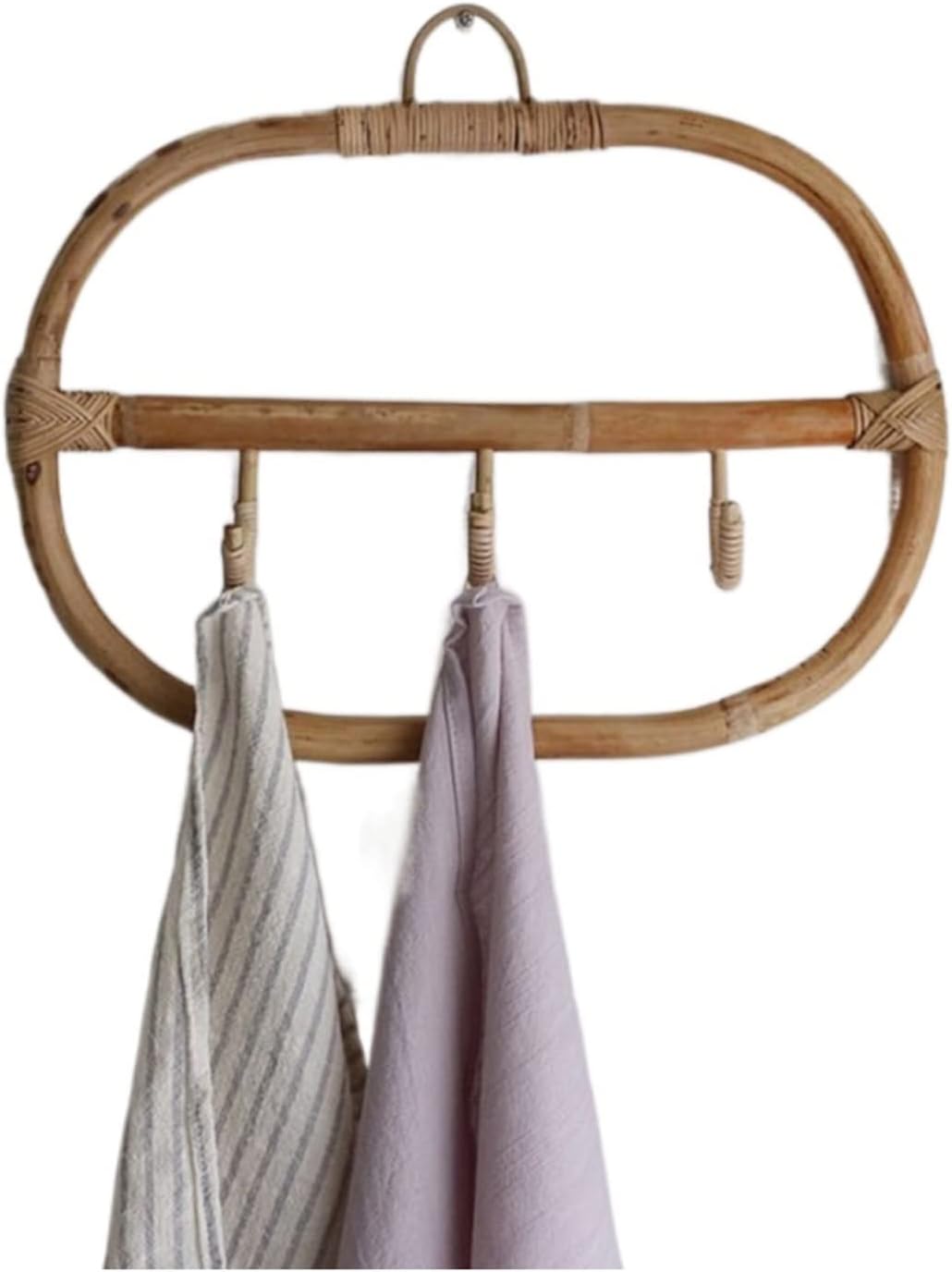 Coat Hooks for Wall Nordic Indonesian Rattan Wall Hook Bathroom Towel Rack Ins Coat Rack Clothing Store Photo Props Storage Rack Coat Rack