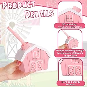Tanlade 12 Pcs Farmhouse Cups with Lids and Straws, 10 oz Toy Farmhouse Cups for Farm Birthday Party, Barnyard Animals Party, Baby Shower Farm Animals Themed Party Decorations Supplies Favor (Pink) Tanlade 12 Pcs Farmhouse Cups with Lids and Straws 10 oz Toy Farmhouse Cups for Farm Birthday Party Barnyard Animals Party Baby Shower Farm Animals Themed Party Decorations Supplies Favor Pink