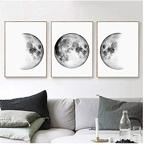 Jin Yi Global Quadri su Tela Fasi lunari