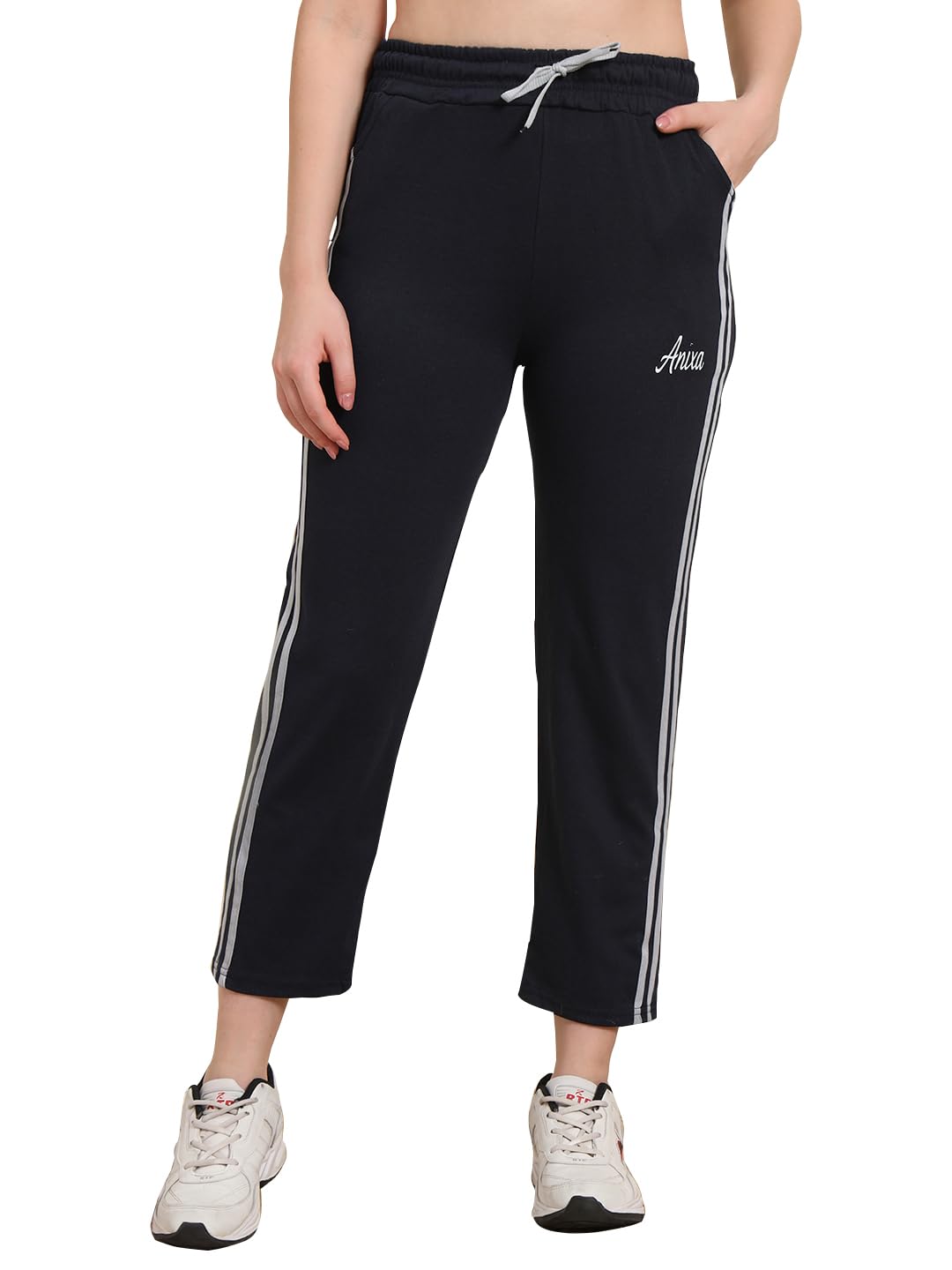 Women's Cotton Striped Casual Style Pyjama/Track Pants | Night Wear & Casual Wear-image-41