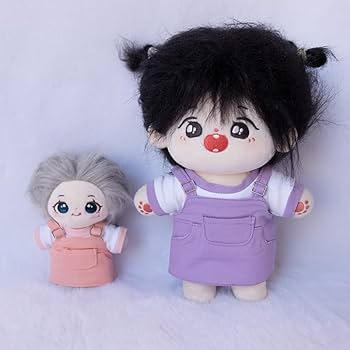 着せ替えぬいぐるみ 10cm ラッテ・ラパン Amazon.co.jp: niannyyhouse 10cm ぬいぐるみ 服 ルーズ 黒と白