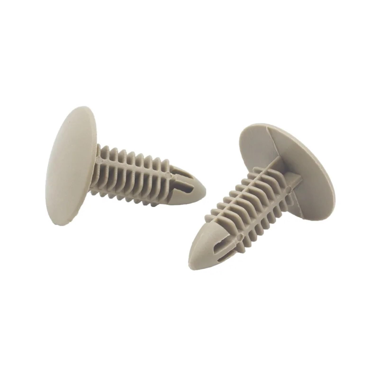KXFVYNE 30Pcs Car Interior Auto Bumper Trunk Roof 6mm 7mm 8mm Beige Dia Hole Plastic Rivets(8mm 30Pcs)