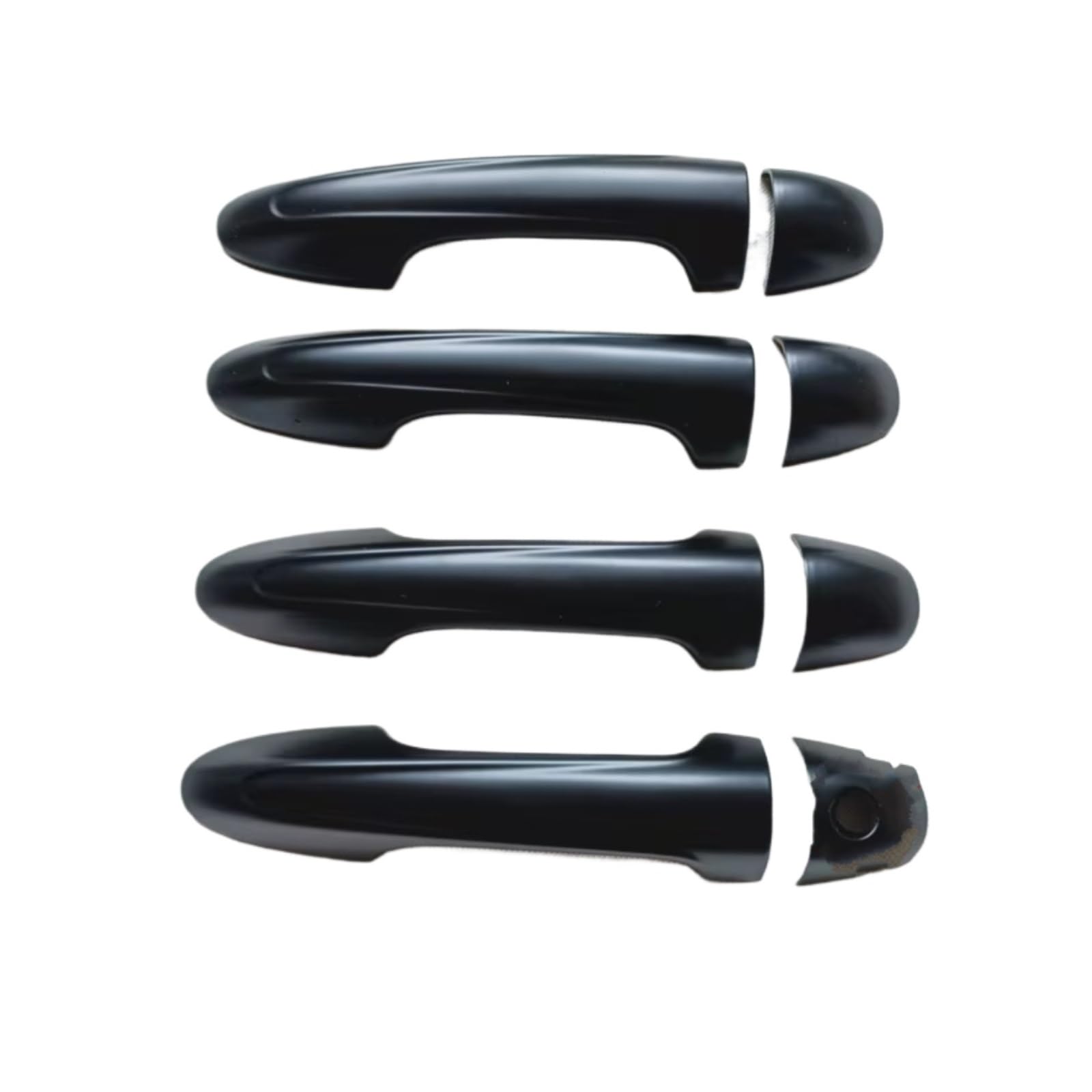 Qdzvalumv Hs K1 Car Door Handles Cover Shell Compatible With Toyota For Rav4 For Xa40 2013-2018 Car Exterior Door Handle Shell Outer Cover Front Rear Cap Protector Set(Hs K1)