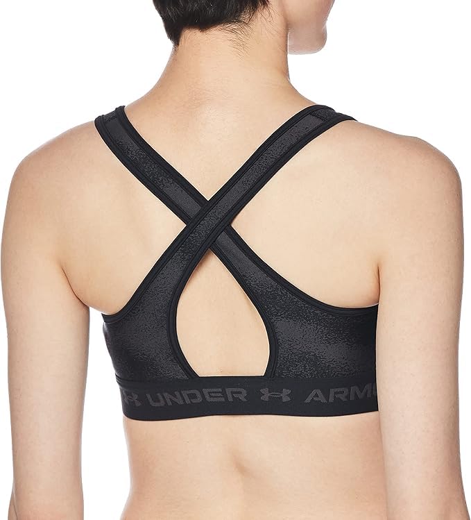 Image of Under Armour Cross-Back Mid Impact Bra