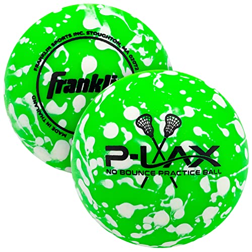 Franklin Sports Lacrosse Balls - Practice Lax Balls - 2 Pack -Massage Balls - All Ages Lacrosse - Green
