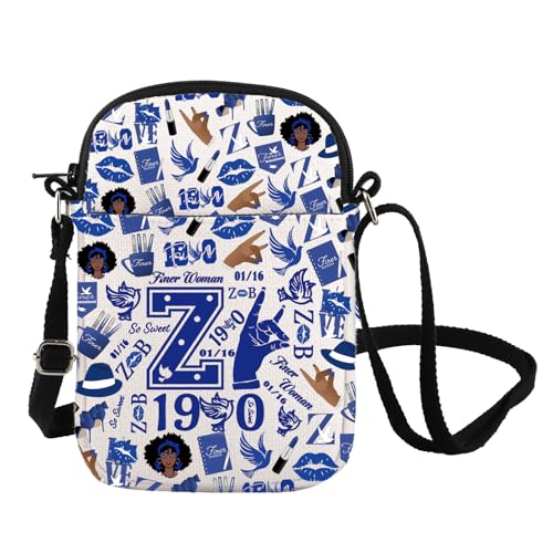 Finer Women Crossbody Bag Greek Sorority Gift Sisterhood Shoulder Bag Sorority Paraphernalia Gift Social Worker Gift