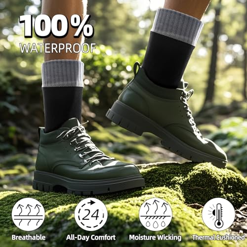 DEYAN Waterproof Socks for Men & Women, Essential for Hiking, Running, Wading, Trekking, Cycling in Cold Wet Weather3