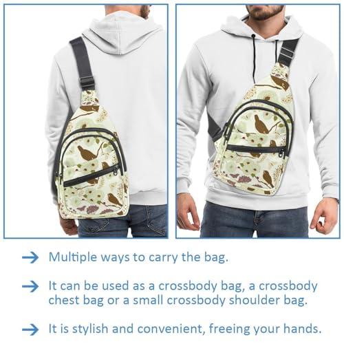 Sac à bandoulière œuf et lapin au design géométrique original mixte