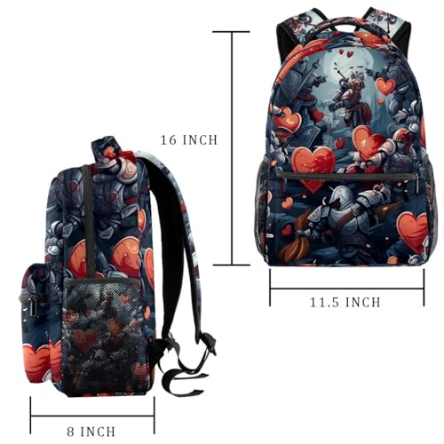Sac à dos pour lycée et randonnée multicolore grand format 40cm