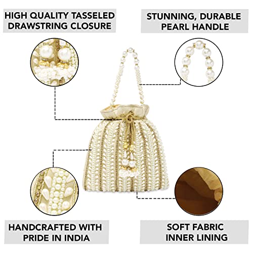 Image of Peora Potli Bags for Women Bag Clutch Ethnic Bride Purse Gift for Women