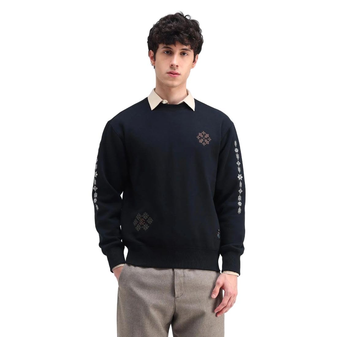 flying machine Men's Relaxed Fit Sweatshirt| Printed-picture-43