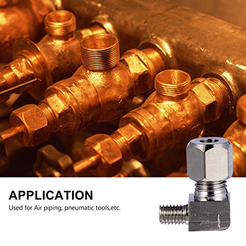 ULTECHNOVO 4 Pcs Conector de Tubo de Encanamento Tubo Macho de Cotovelo de Rua de 90 Graus E Acessór