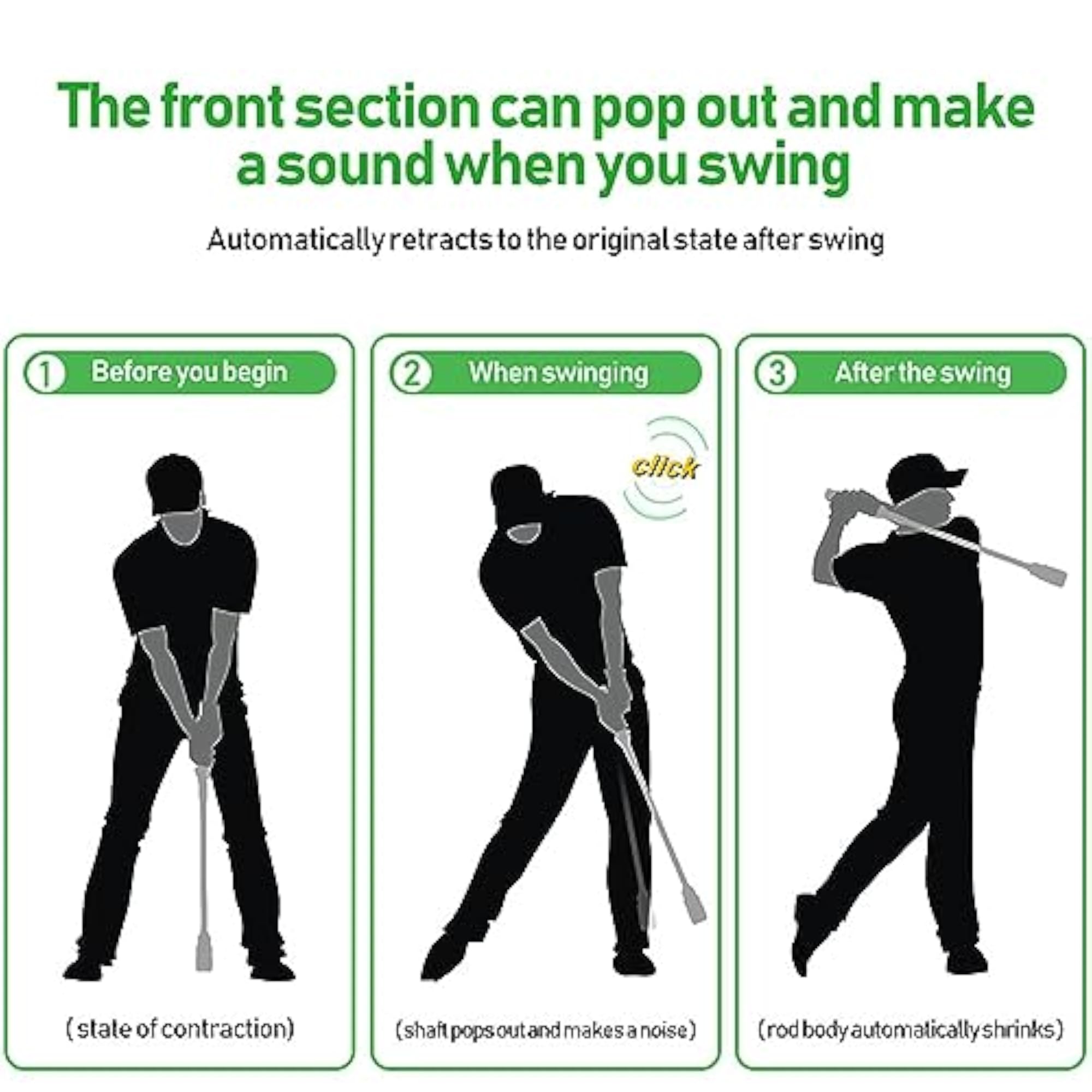 Golf Swing Trainer Warm Up Rod for Speed Training