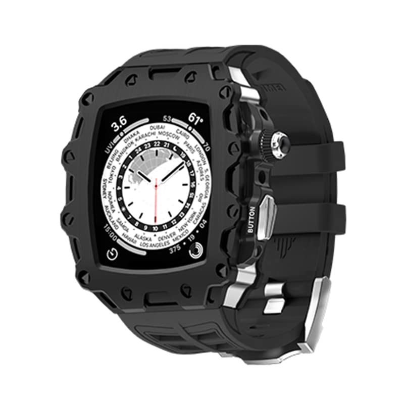 Kit de modification Apple Watch luxe boîtier métal bracelet agate