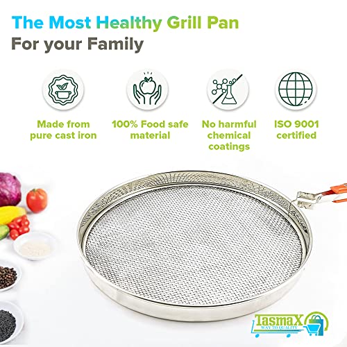 TASMAX Pulka Grill for Gas Stove, Grill Tawa Jali for Kitchen Cooking