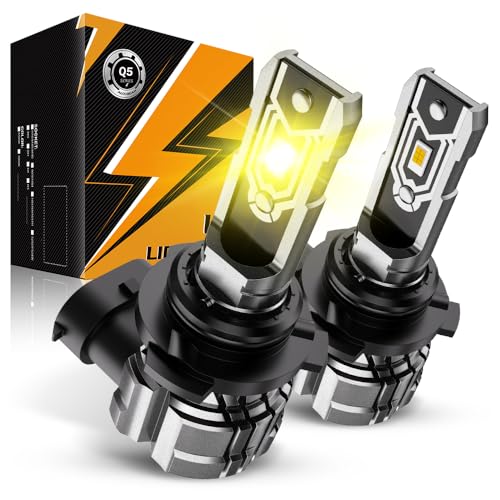 Image of Auxbeam 9006 Fog Lights Golden Yellow Offroad Lights 10000LM | 400% brightness, quick installation, all in one design, fanless, quiet, plug and play, 3000k golden yellow