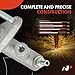 A-Premium Clutch Master Cylinder Without Reservoir Compatible with Honda Civic 1992-2000, Civic del Sol 1993-1997 & Acura Integra 1994-2001, Replace# 46920S04A01, 46920S04S01