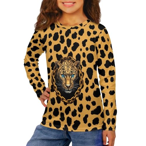 Image of Long Sleeve Shirts for Girls Winter Tops 3-16t Cartoon T Shirts for Fall Clothes