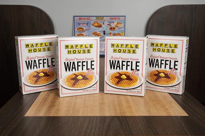 Image of Waffle House Waffle Mix, 13 oz Original Sweet Cream, 4 Pack