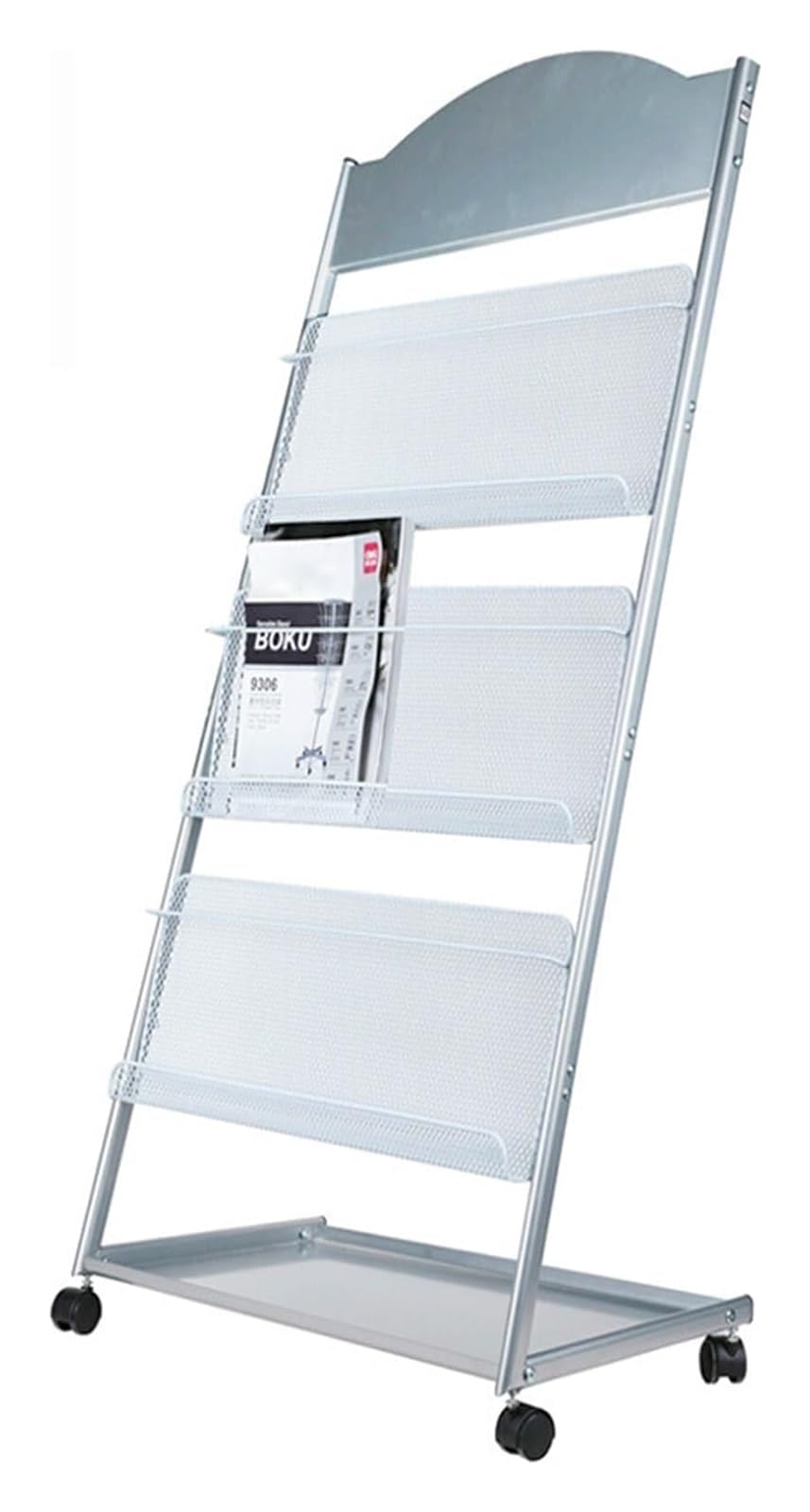 Porte-revues sur pied pour en finir avec le désordre des brochures dans votre bureau