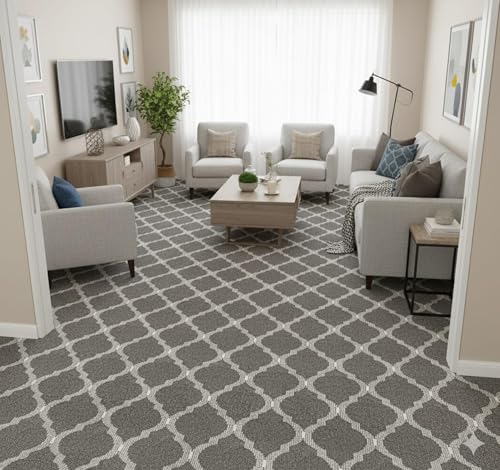Image of FC Milano-Grey for High Traffic Offices Hotels Homes & Institutions Carpet with Felt Backing Luxurious Feel Floring for Residential, Commercial & Sound Absorbing Easy Clean Low Maintenance