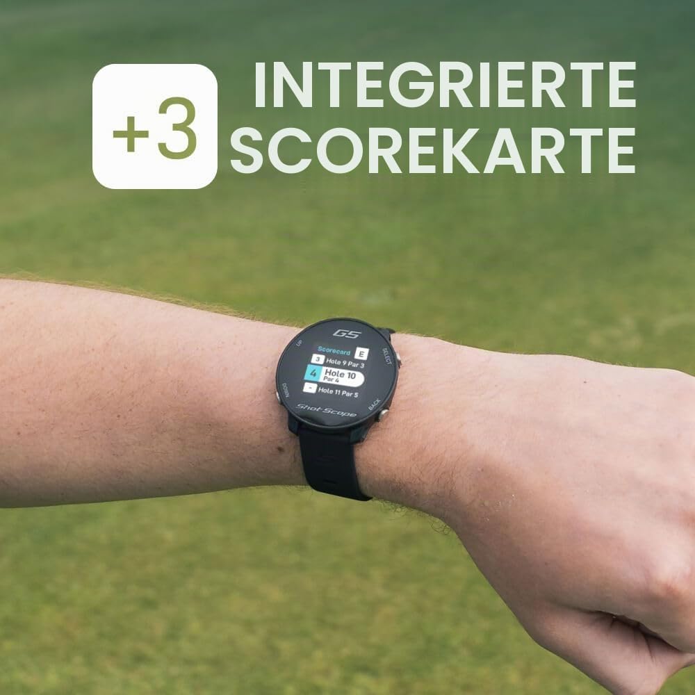 Shot Scope G5 Golf GPS-Uhr (schwarz)