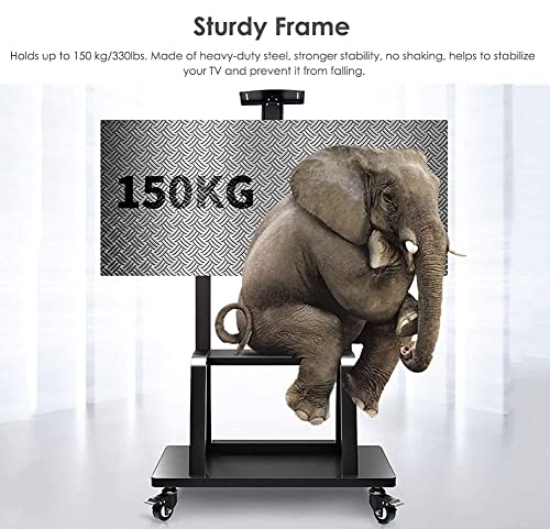 Soporte móvil REMYS para TV de 50 a 75 pulgadas negro miniatura 3