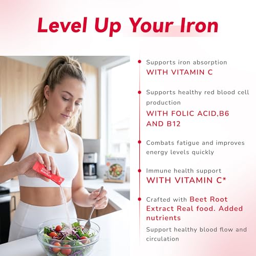 Image of Gentle Iron Supplement for Women Anemia, 60 Sticks (27mg Iron)