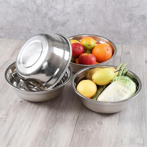 Set de 4 tazones de acero inoxidable para servir miniatura 4