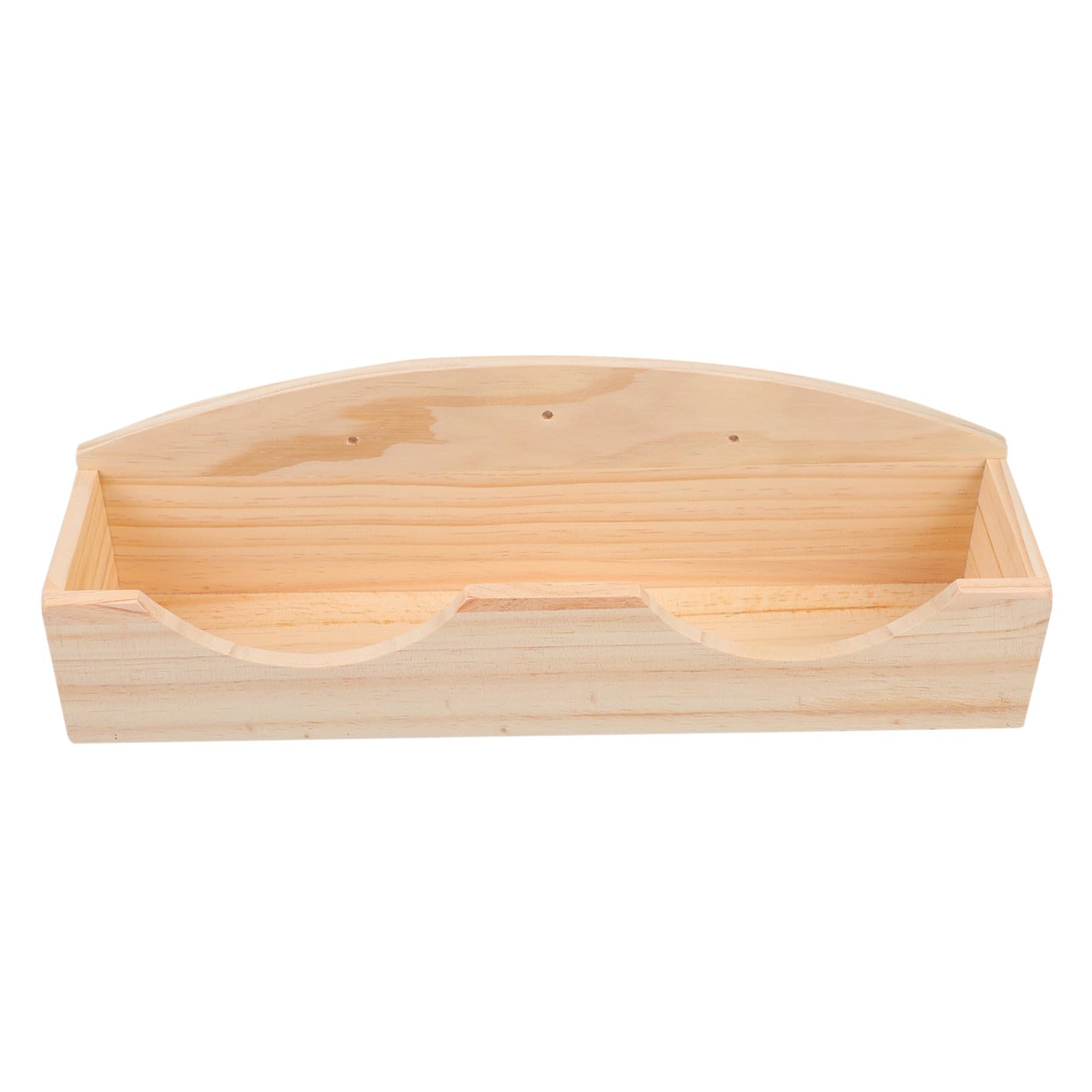Kaninchen Futterspender Holz mit Grashalter Futterkorb für Kleintiere Meerschweinchen Zubehör Haustierkäfig